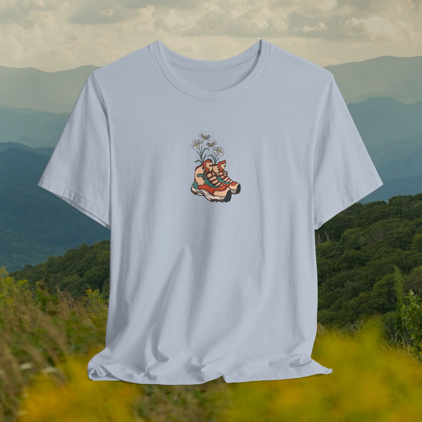 Women's Blooming Boots Graphic Tee