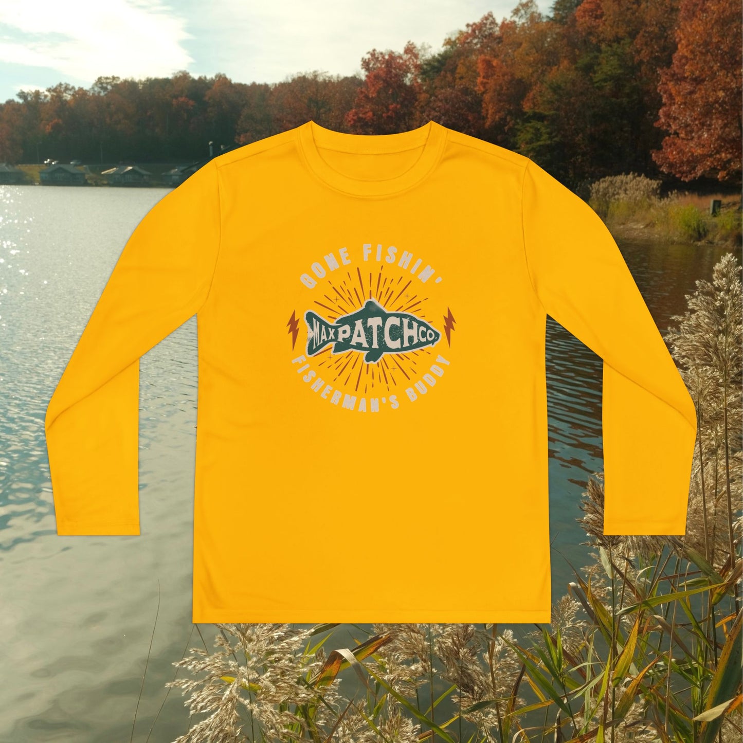 Youth Fisherman's Athletic Long-Sleeve Tee