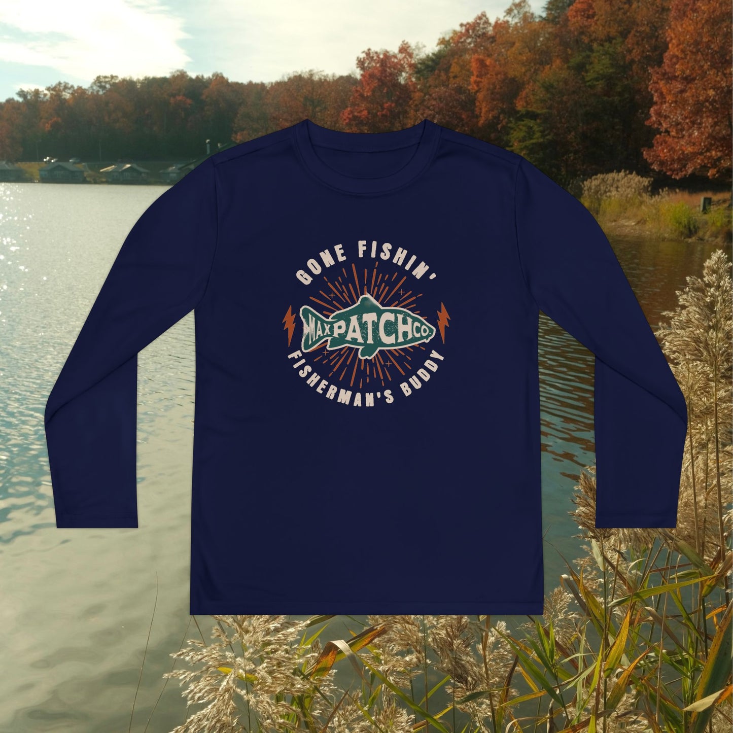 Youth Fisherman's Athletic Long-Sleeve Tee