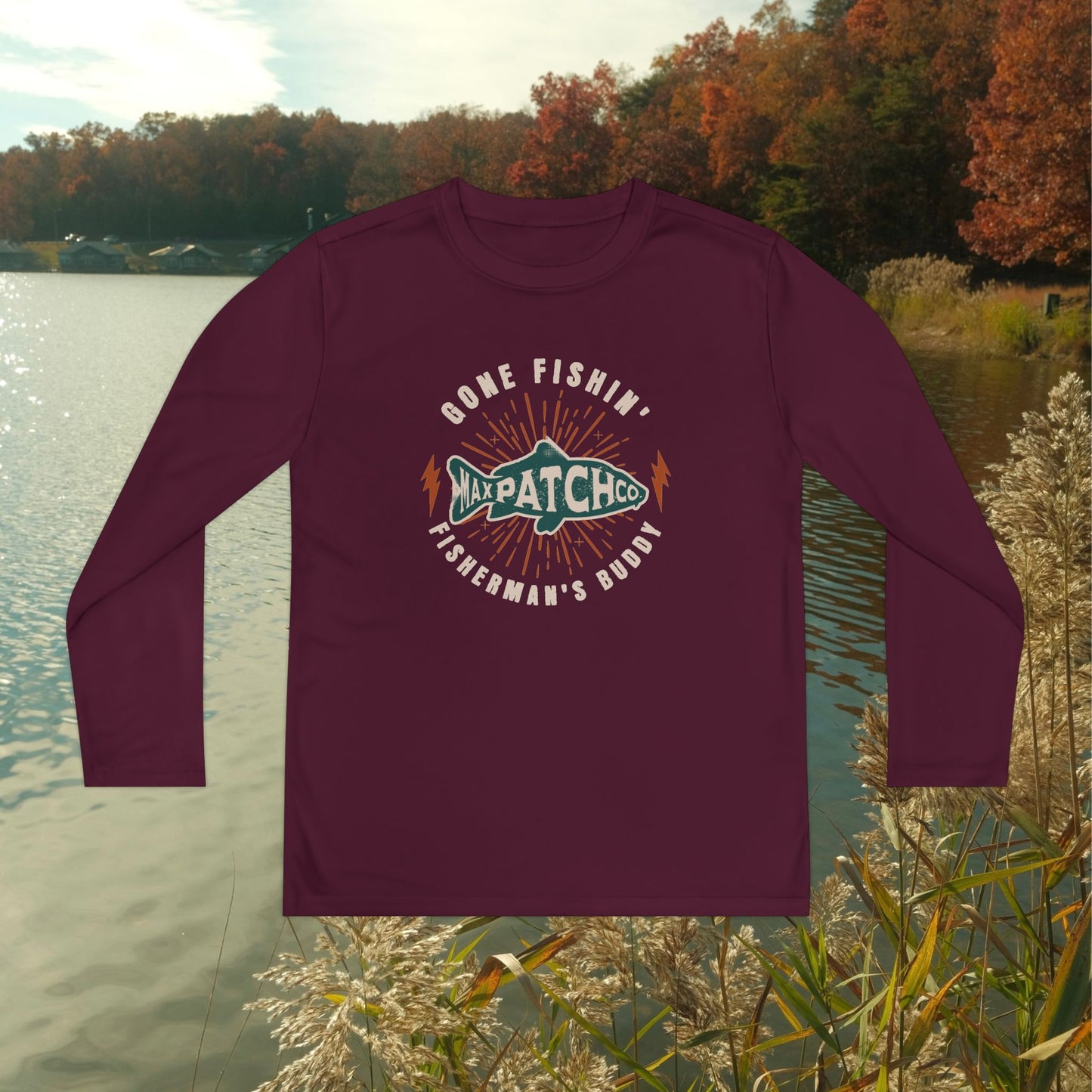 Youth Fisherman's Athletic Long-Sleeve Tee