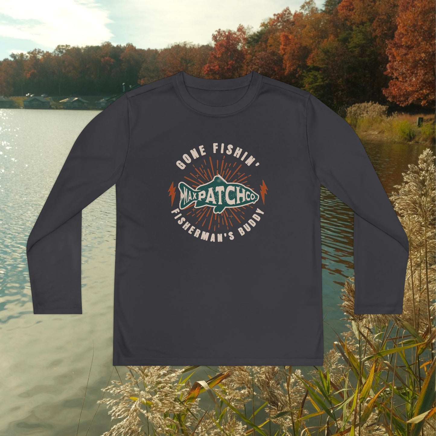 Youth Fisherman's Athletic Long-Sleeve Tee