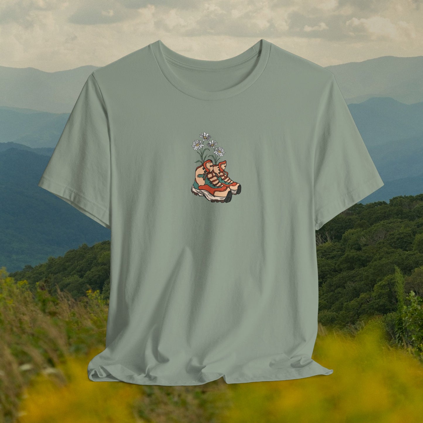 Women's Blooming Boots Graphic Tee