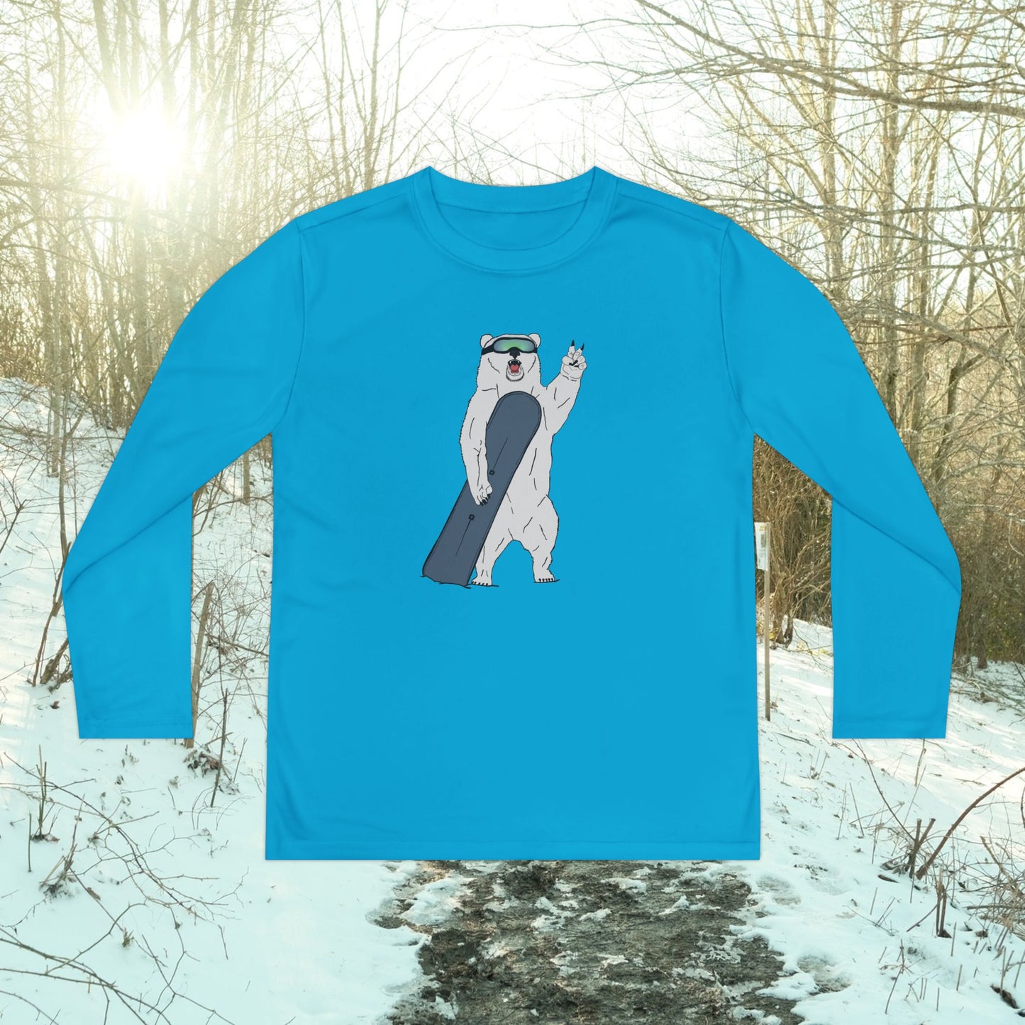 Girl's Polar Shredder Athletic Long-Sleeve Tee