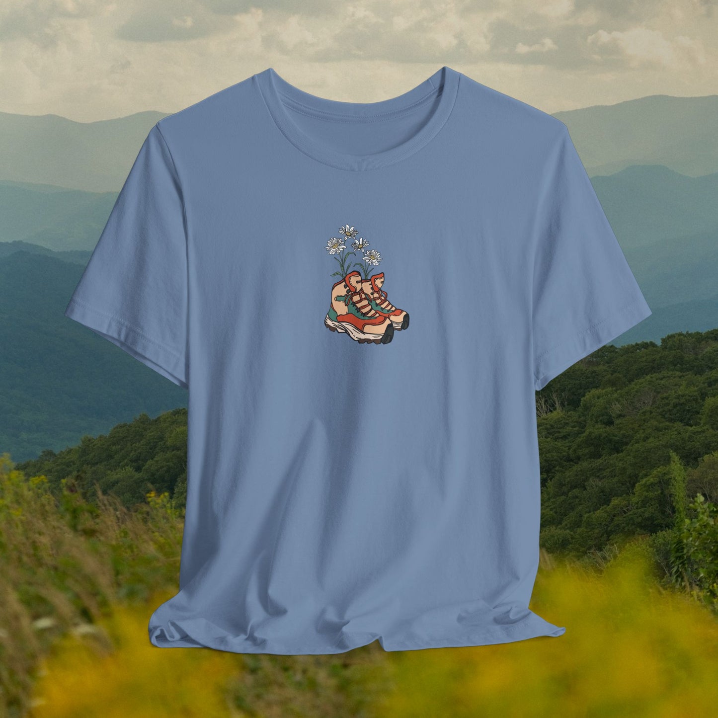 Women's Blooming Boots Graphic Tee