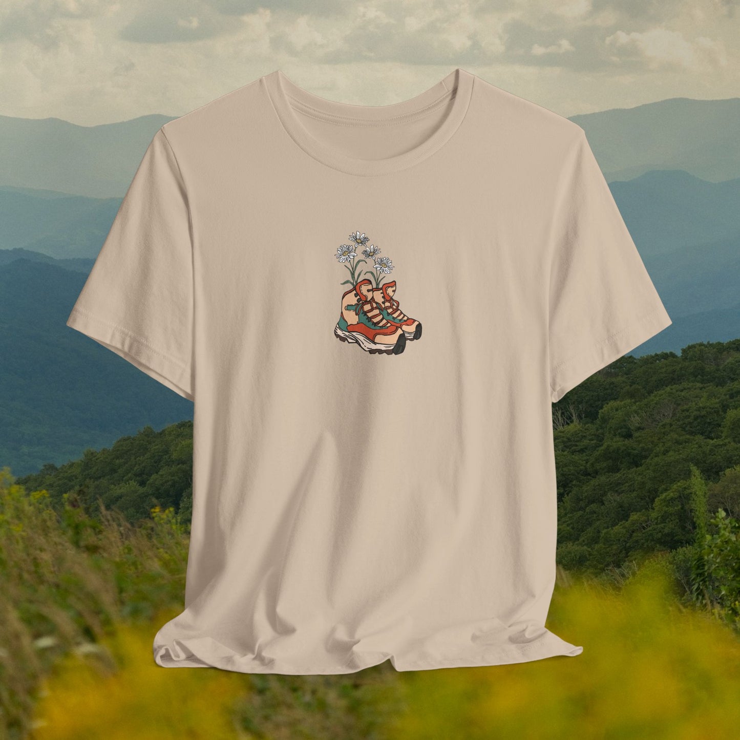 Women's Blooming Boots Graphic Tee