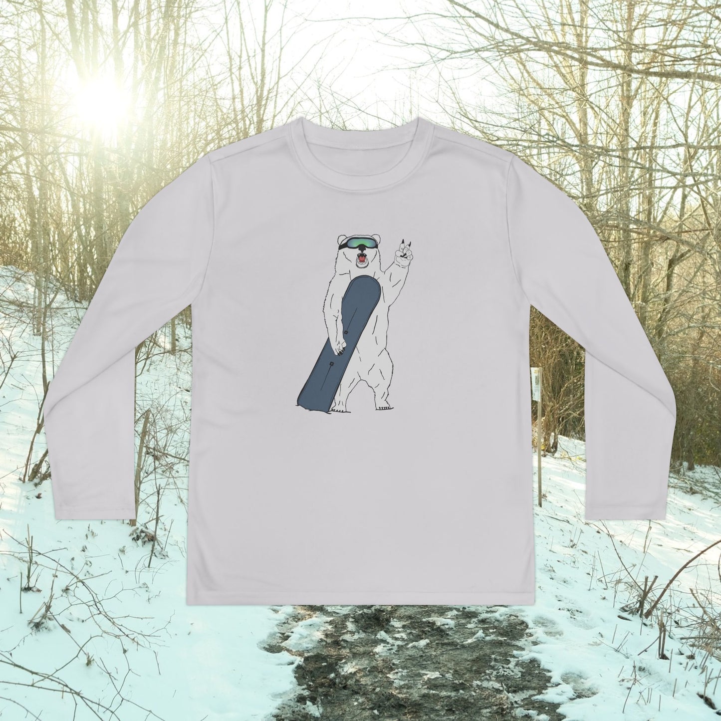 Girl's Polar Shredder Athletic Long-Sleeve Tee