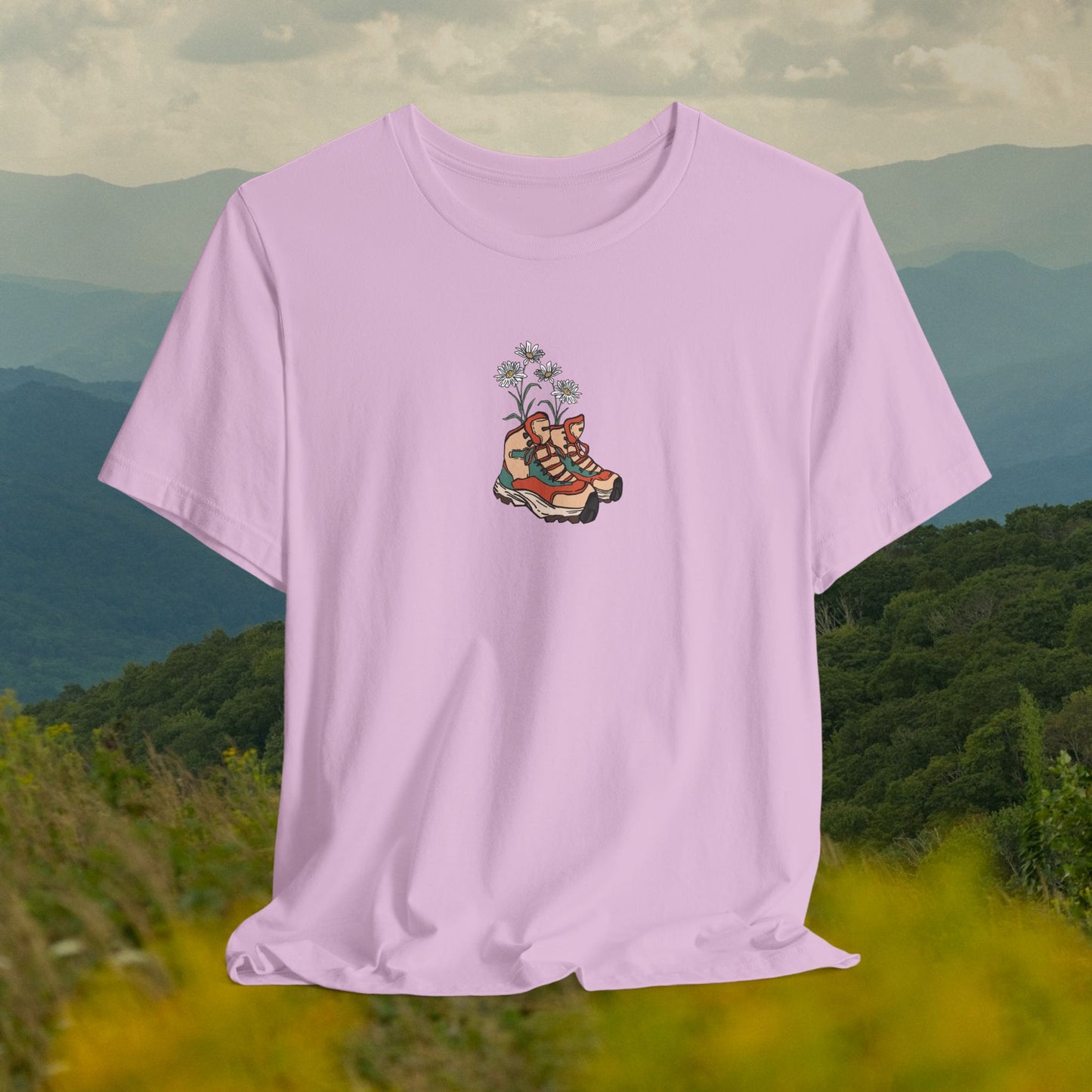 Women's Blooming Boots Graphic Tee