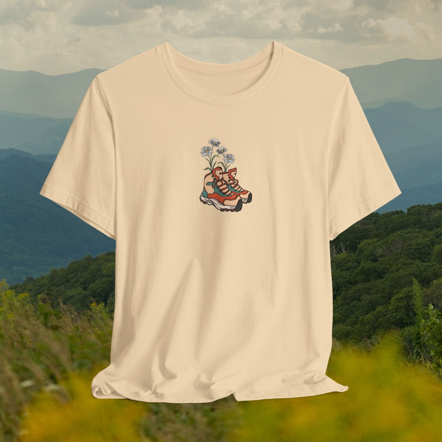 Women's Blooming Boots Graphic Tee