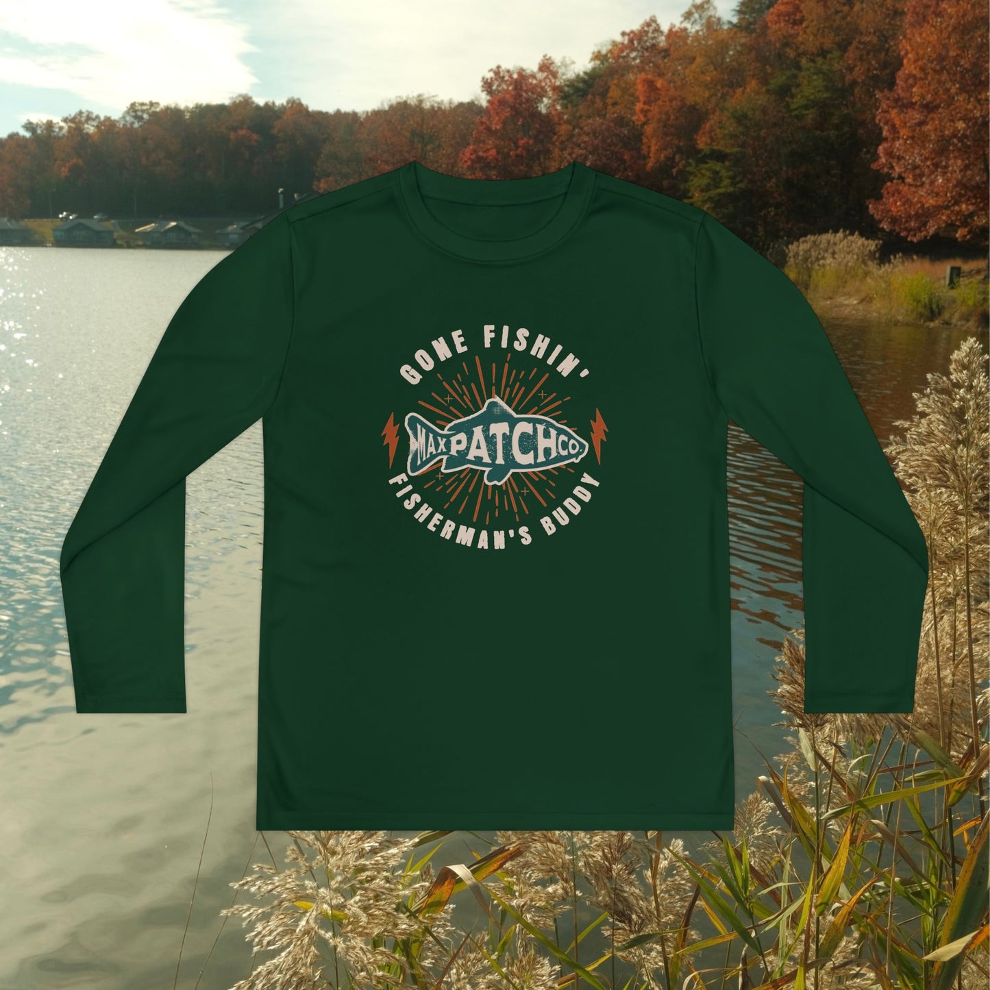 Youth Fisherman's Athletic Long-Sleeve Tee