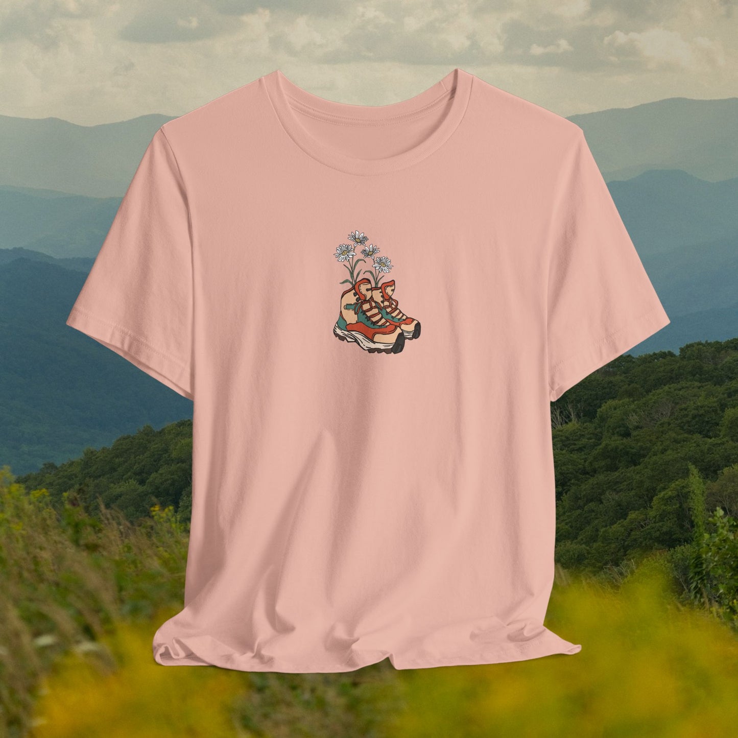 Women's Blooming Boots Graphic Tee