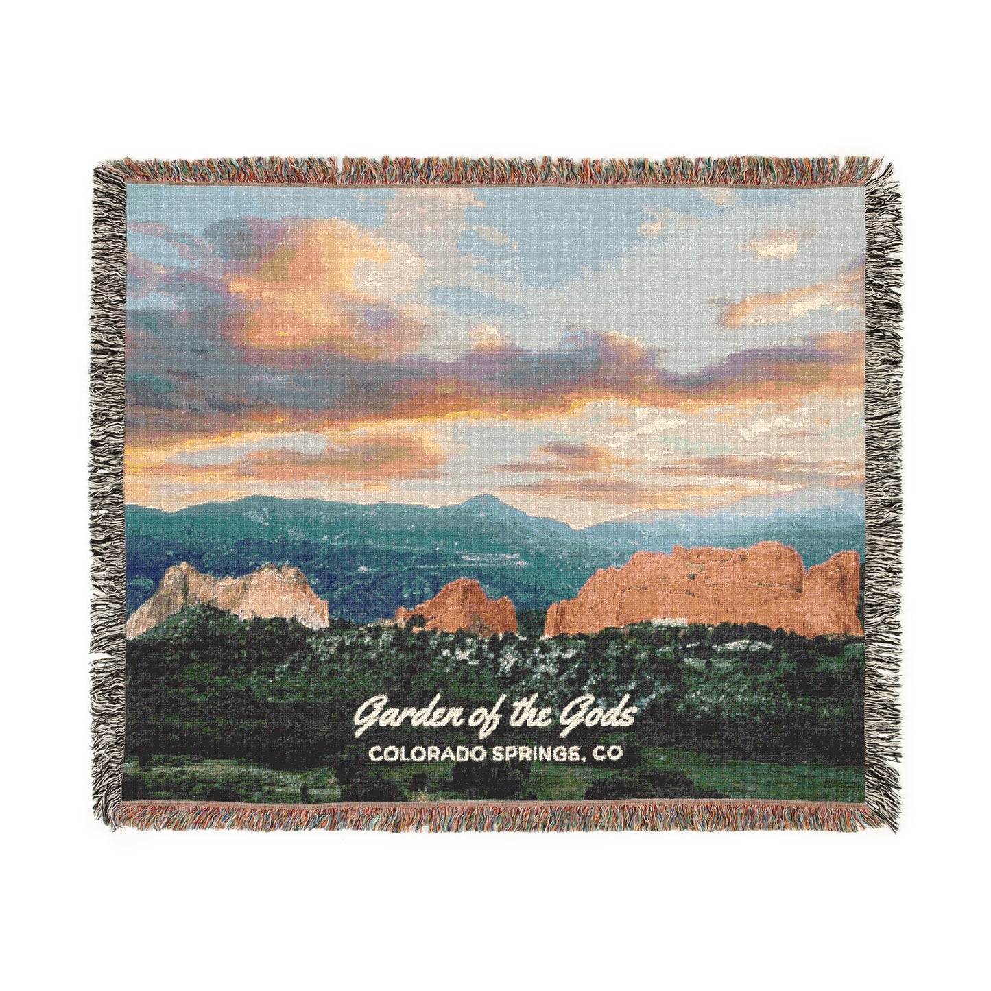 Garden of the Gods Woven Blanket