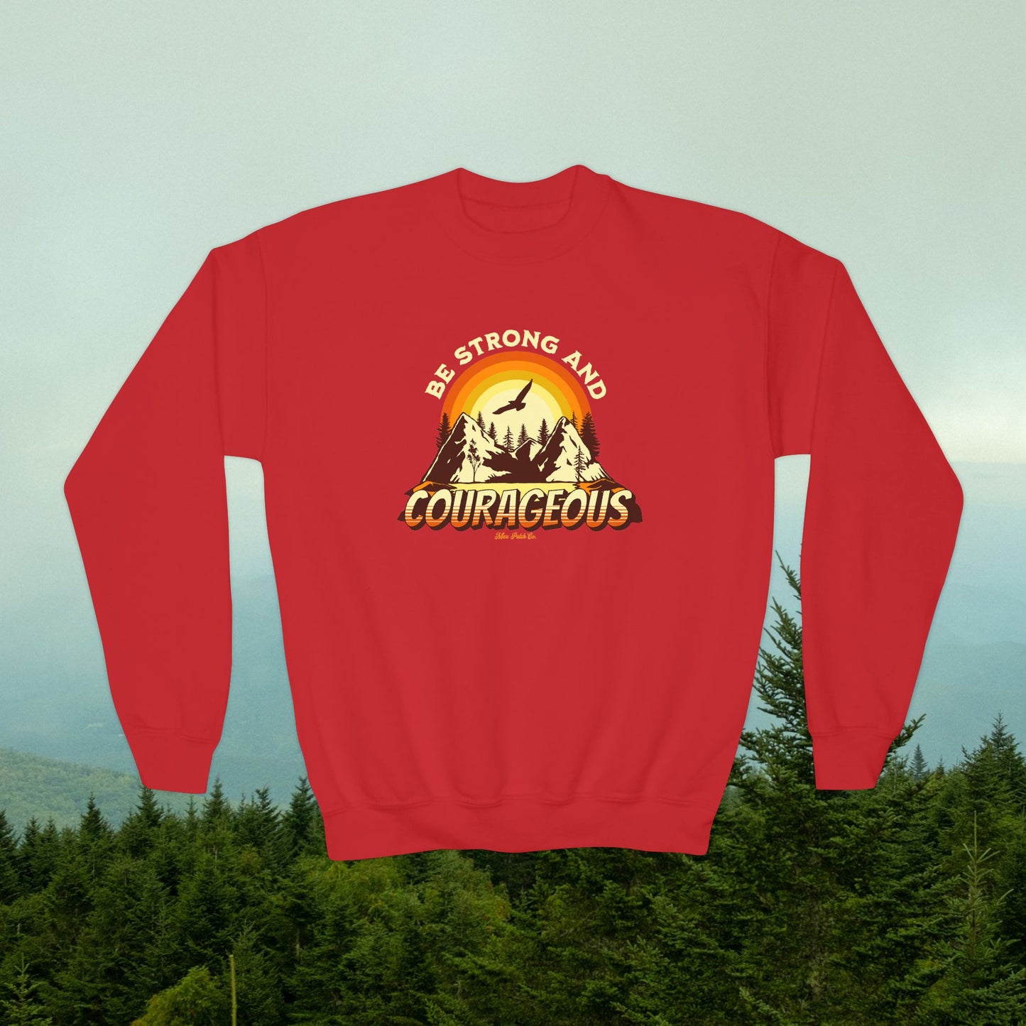 Youth Strong & Courageous Sweatshirt