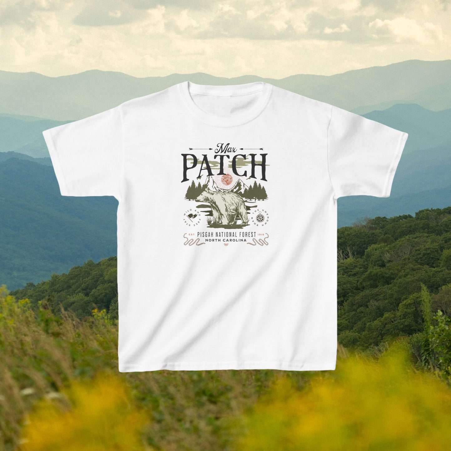 Kid's Max Patch Mountain Tee