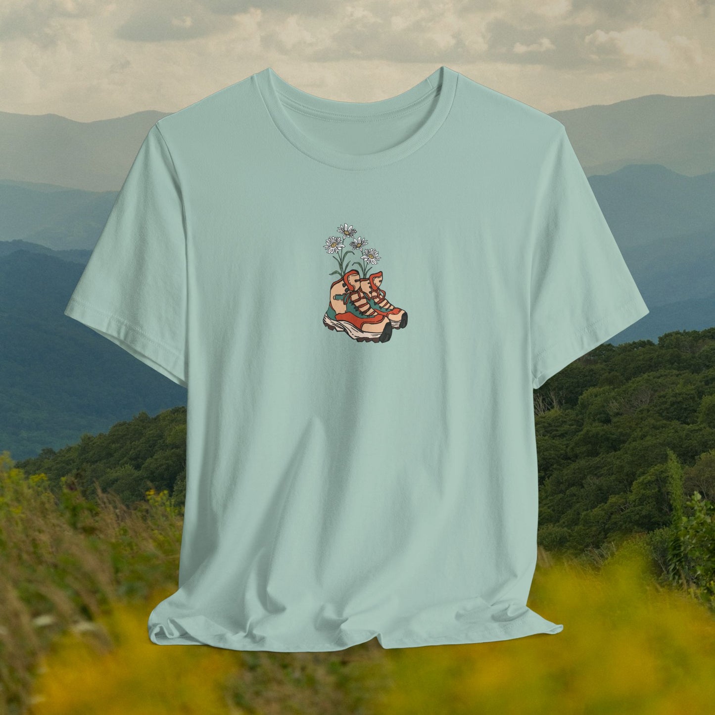 Women's Blooming Boots Graphic Tee