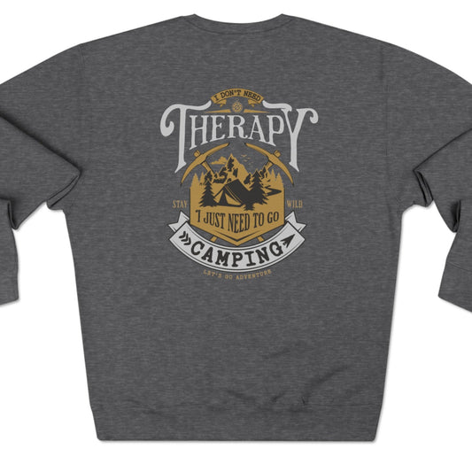 Camping Therapy Sweatshirt - Max Patch Co.