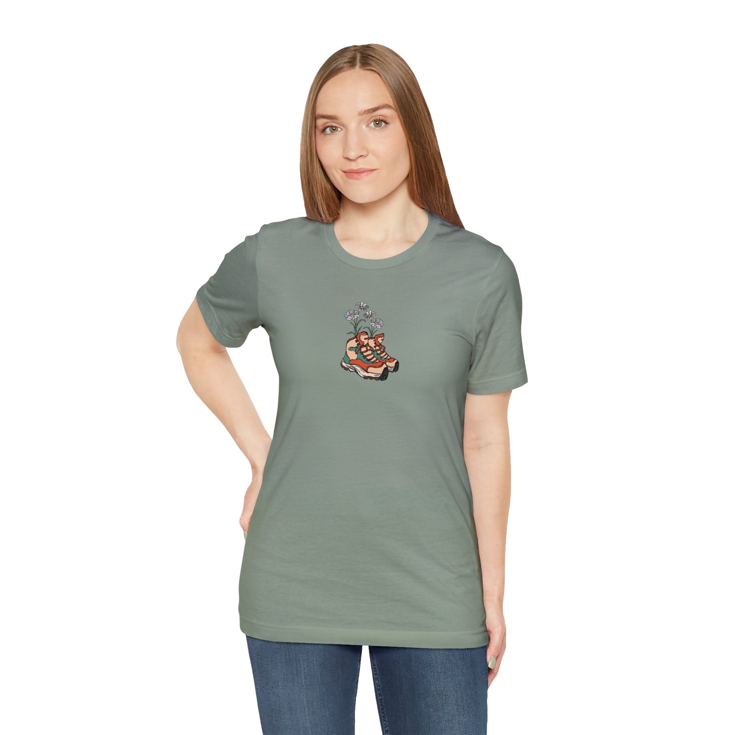 Women's Blooming Boots Graphic Tee