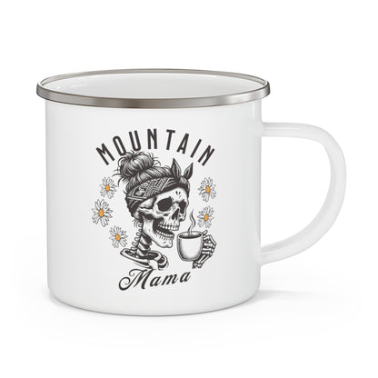 Enamel Mountain Mama Mug