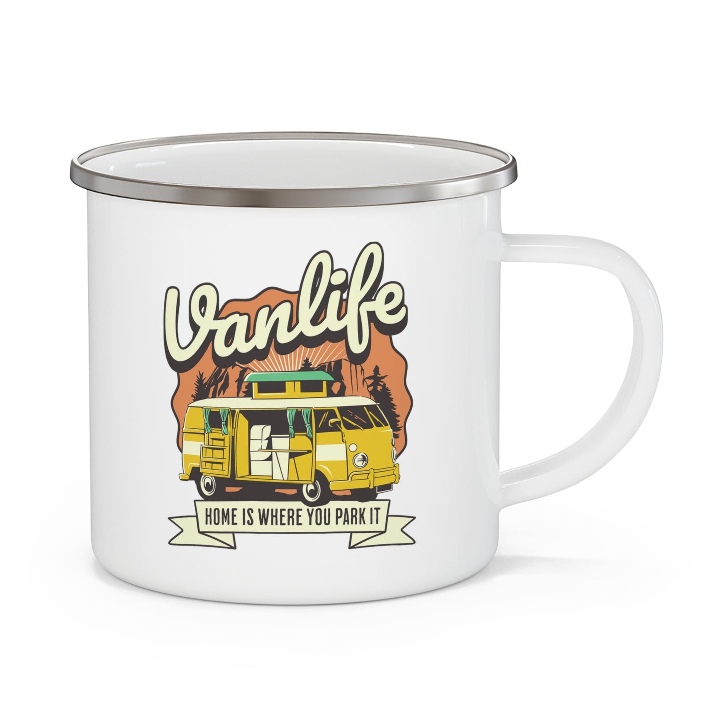 Enamel Van Life Mug - Max Patch Co.