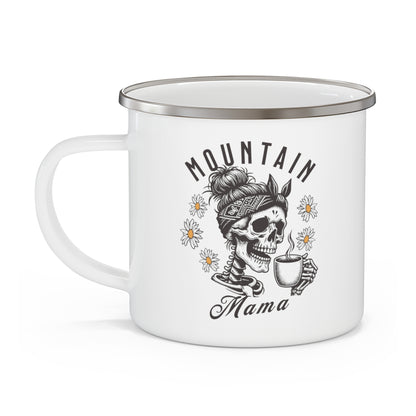 Enamel Mountain Mama Mug