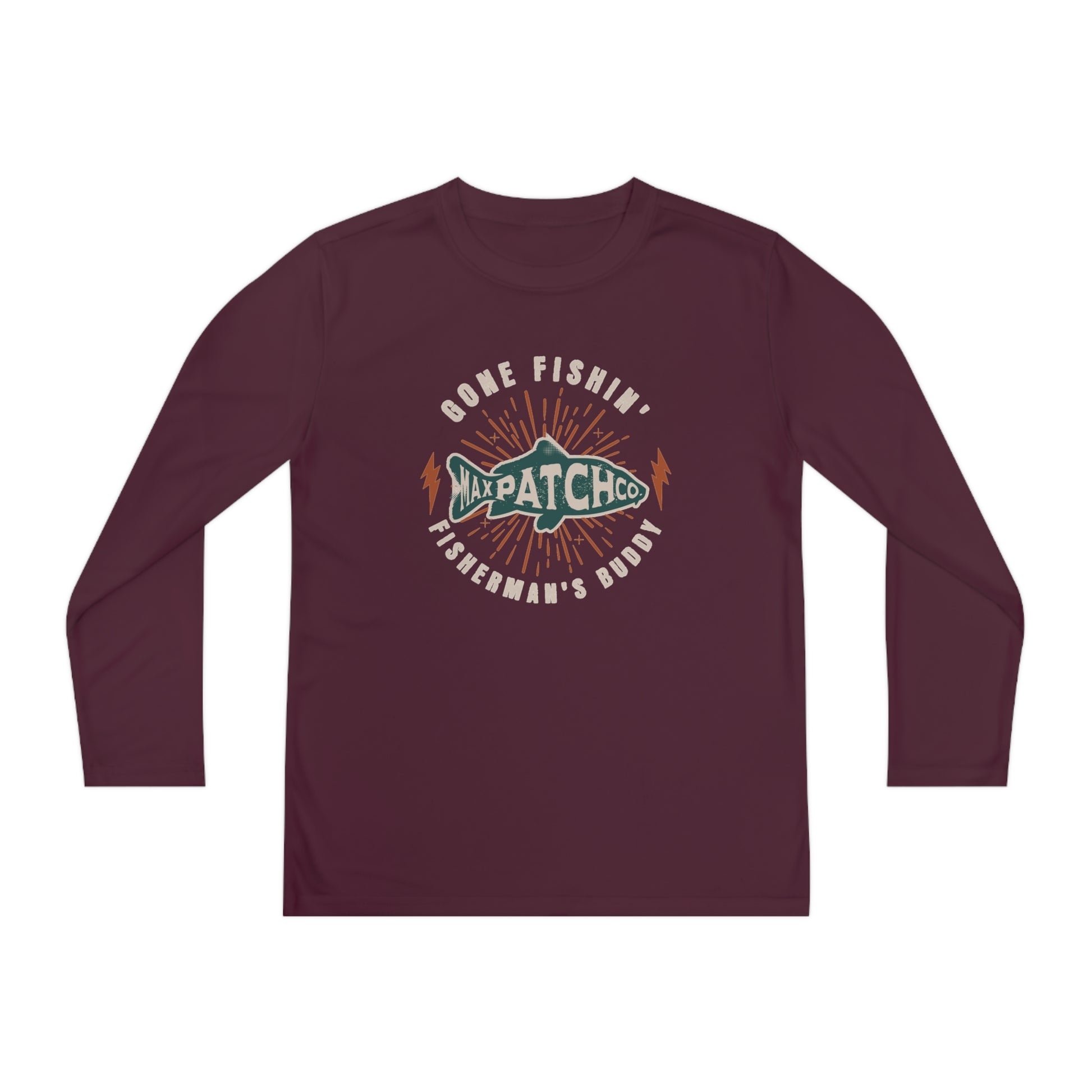 Youth Fisherman's Athletic Long-Sleeve Tee - Max Patch Co.