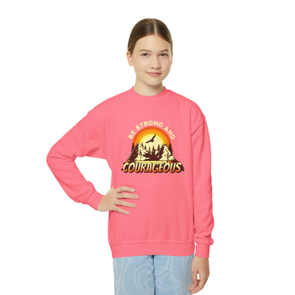 Youth Strong & Courageous Sweatshirt