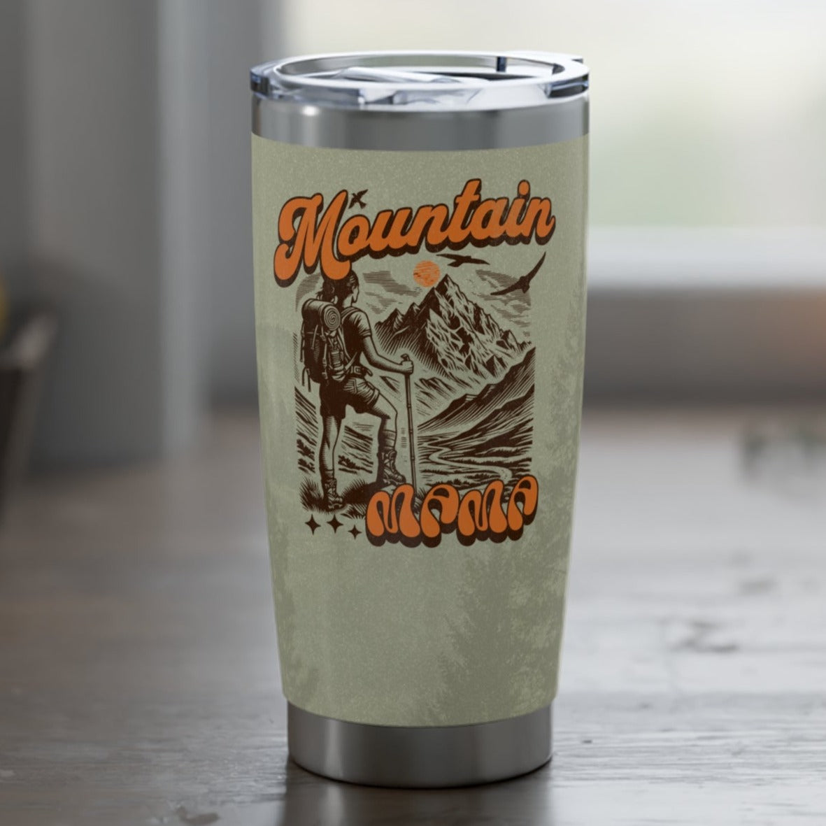 Mother's Day Gift Idea Mountain Mama Gifts for Mom Tumbler Coffee Lover Stainless steel Travel Cup