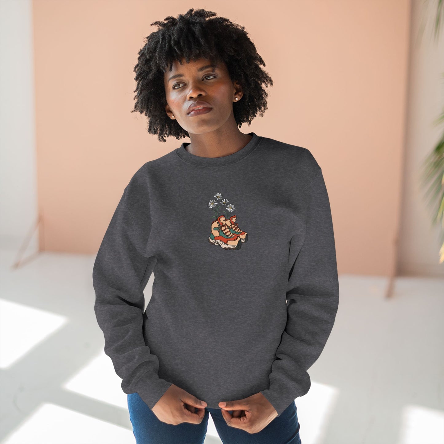 Blooming Boots Sweatshirt