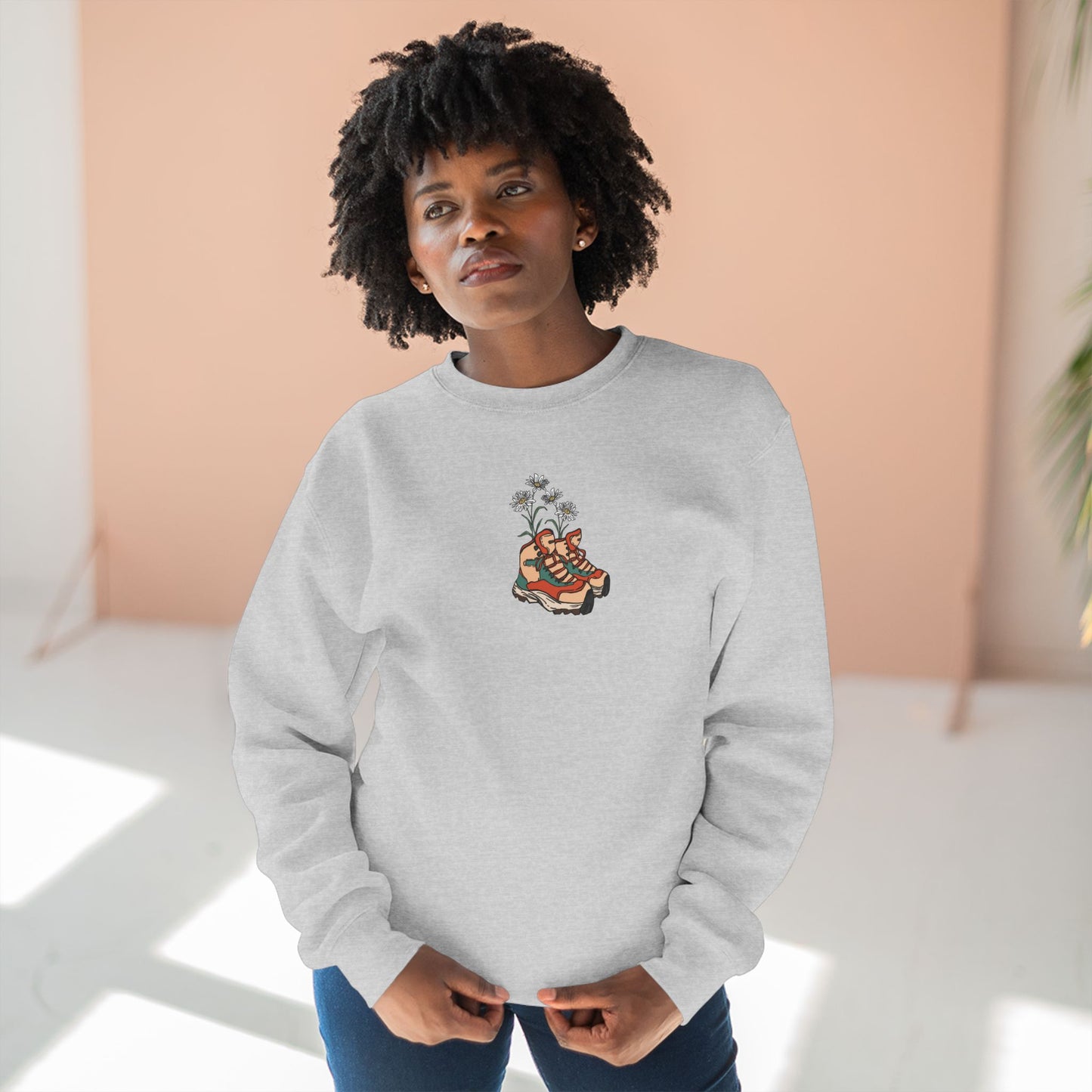 Blooming Boots Sweatshirt
