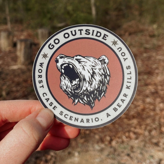 Go Outside Sticker