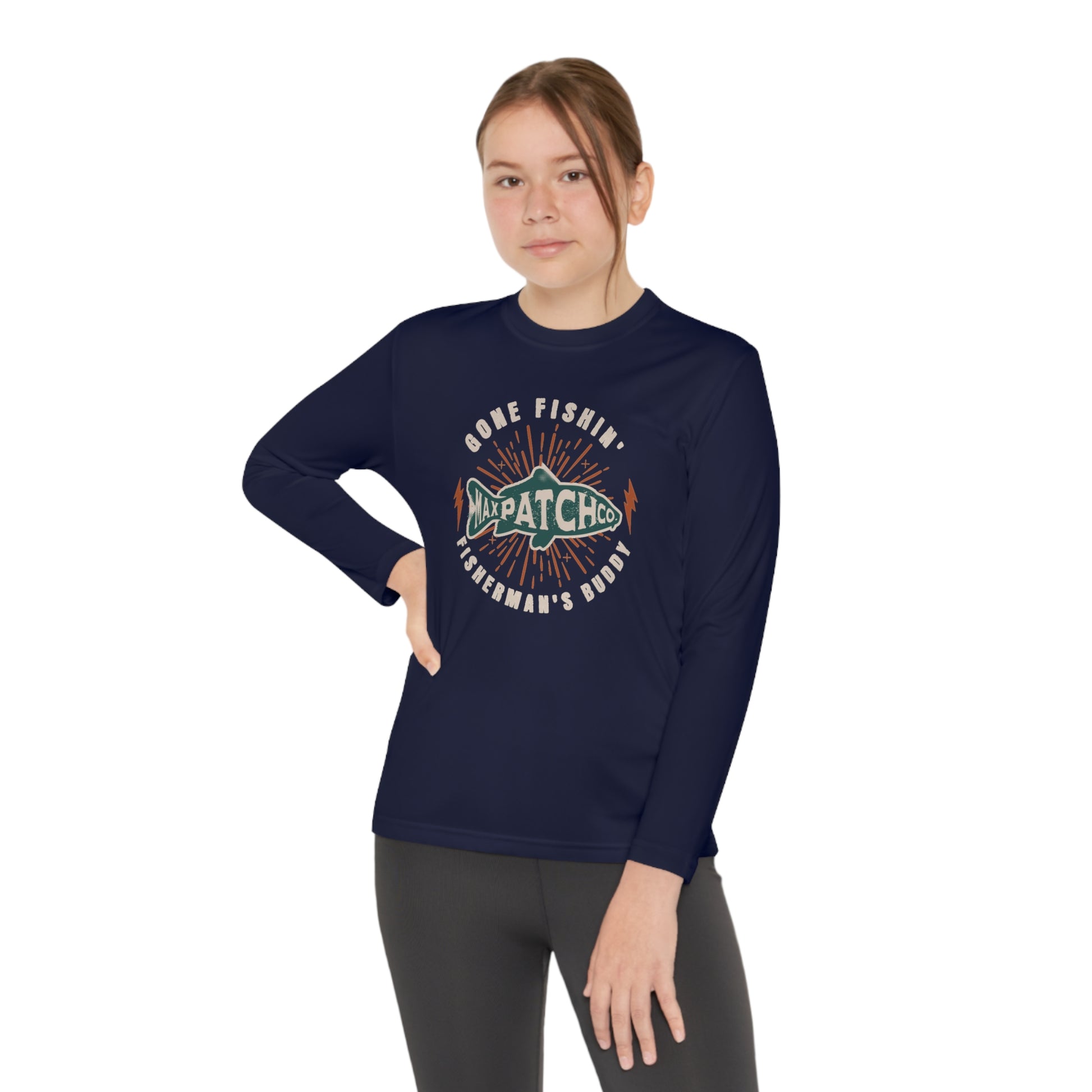 Youth Fisherman's Athletic Long-Sleeve Tee - Max Patch Co.