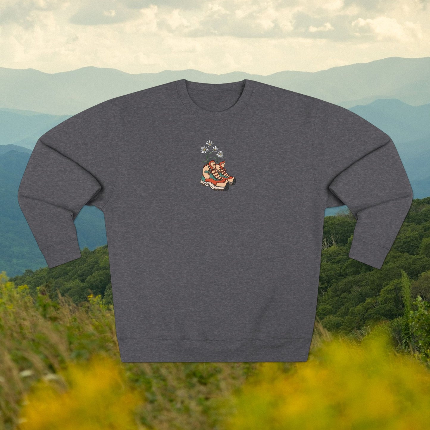 Blooming Boots Sweatshirt