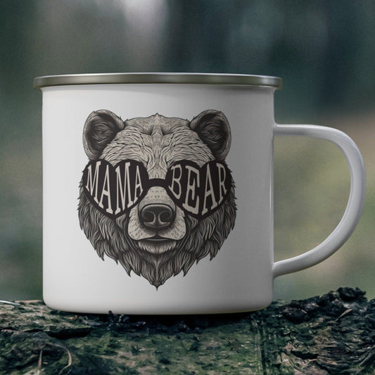 Enamel Mama Bear Mug