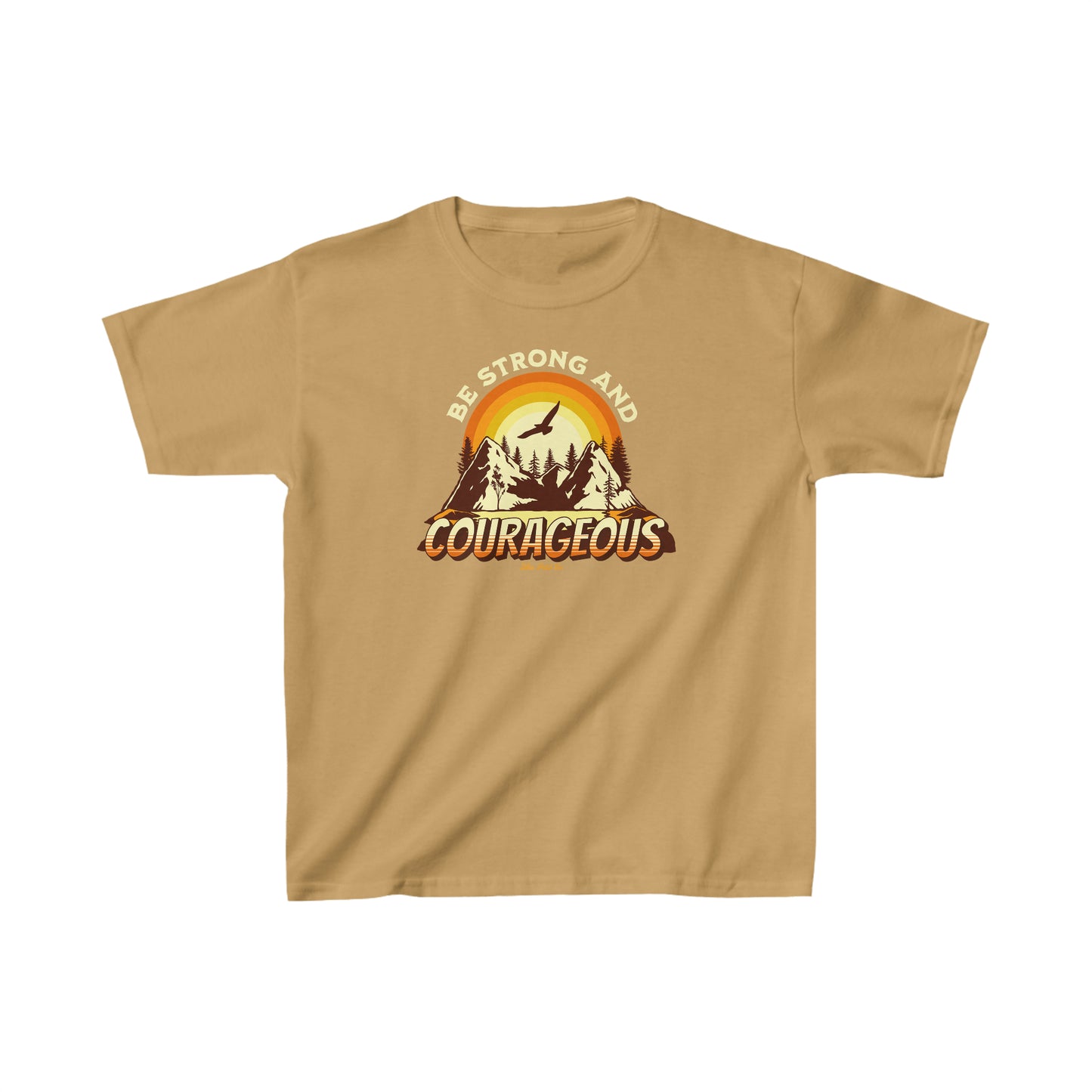 Kid's Strong & Courageous Tee