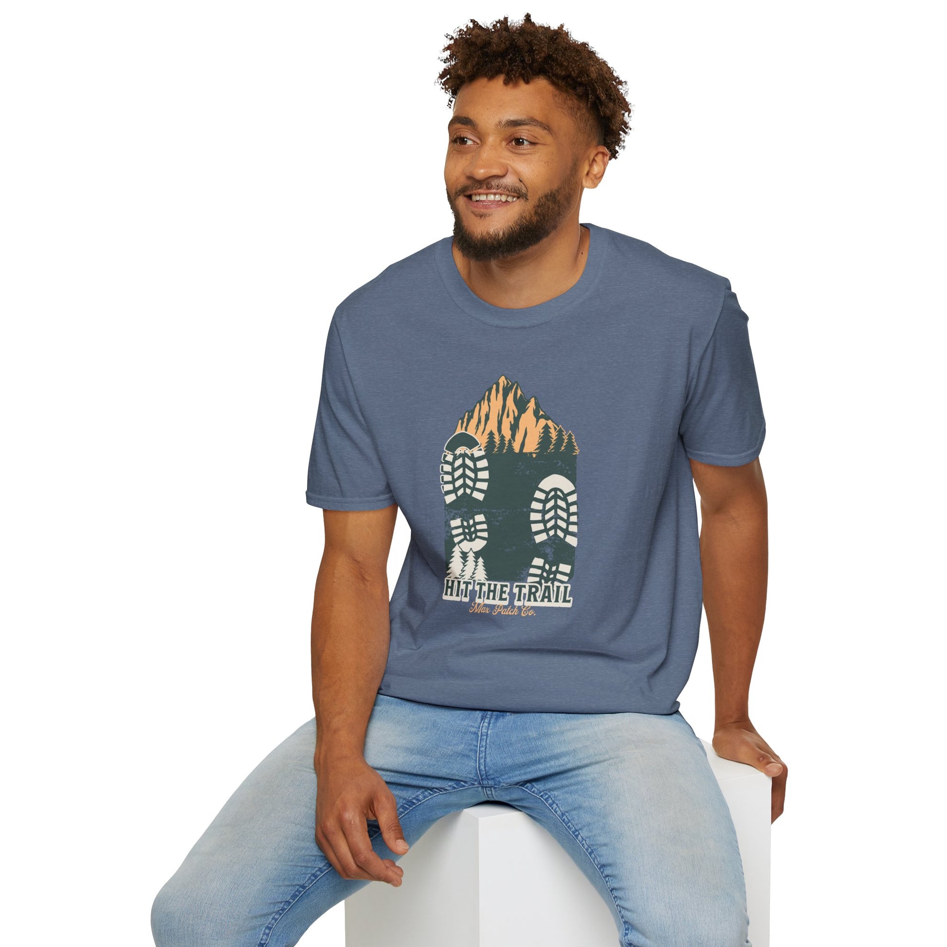 Hit The Trail Graphic Tee - Max Patch Co.