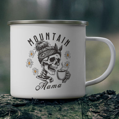 Enamel Mountain Mama Mug