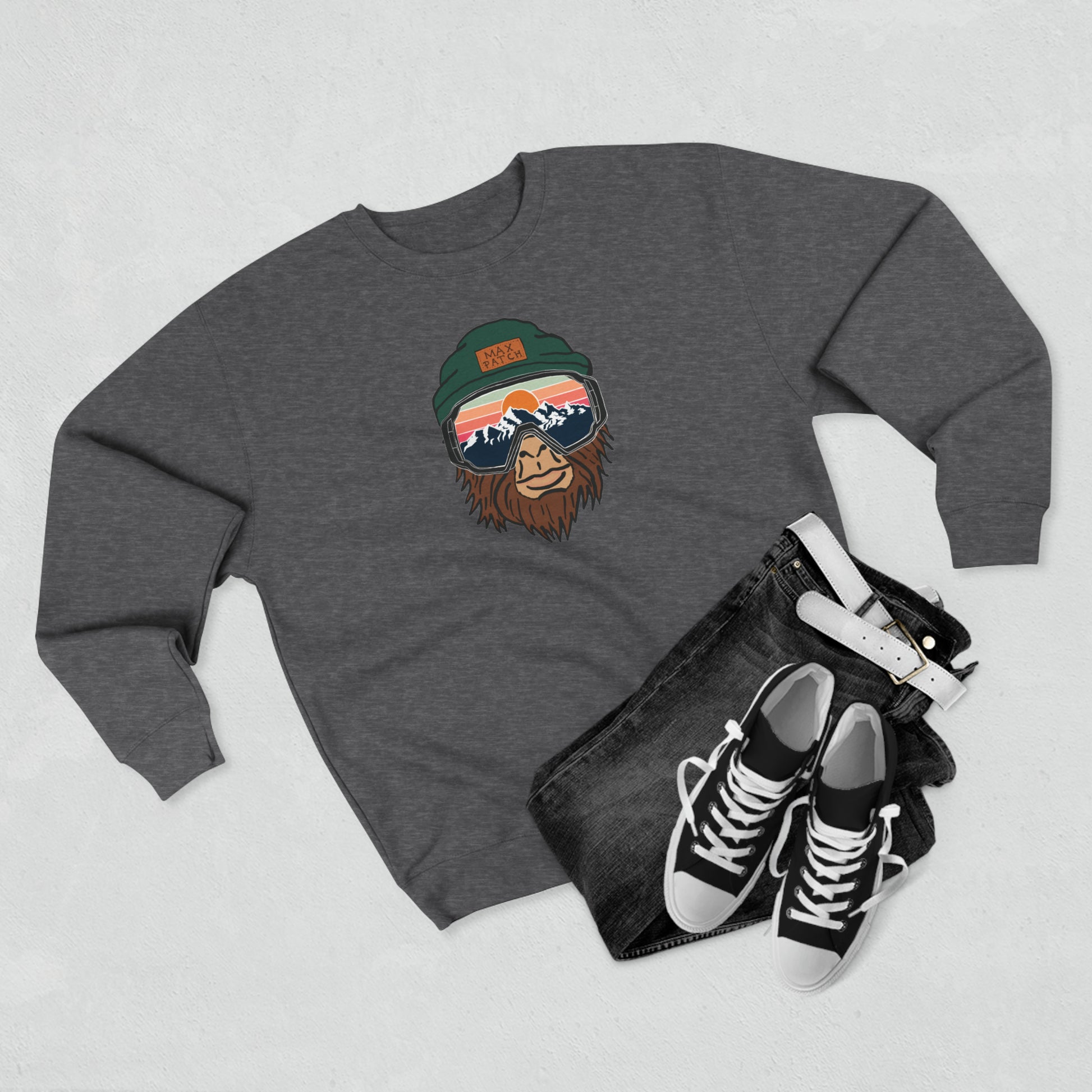 Squatch Shredder Sweatshirt - Max Patch Co.